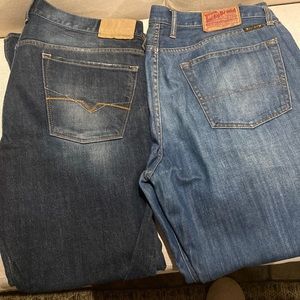 Men’s name brand jeans